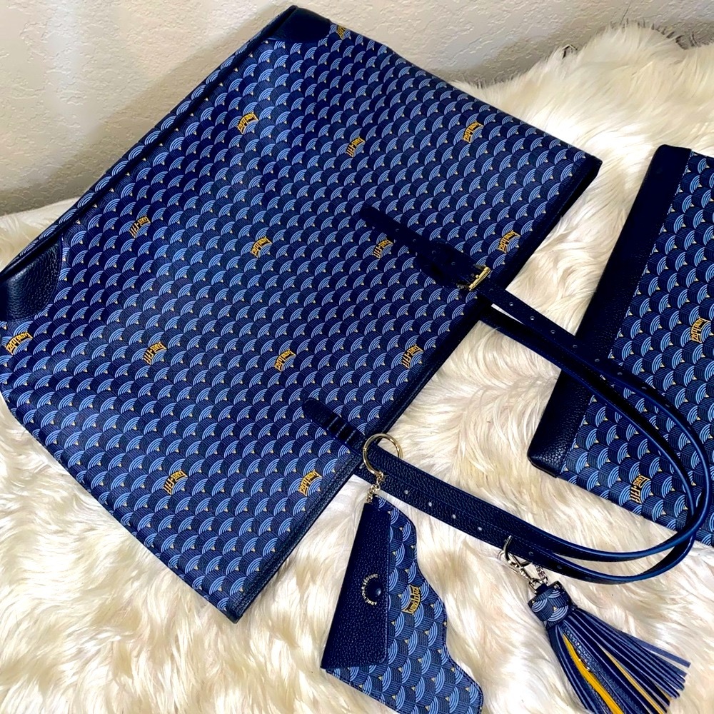 KEEPING💙 FAURÉ LE PAGE Daily Battle Tote 37 in Paris Blue - Picture 6 of 17